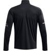 Under Armour Технический бренд Логотип 1/4 Молния Тренировочная Толстовка с Длинным Рукавом Мужские толстовки Черный 1385977-002