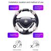 360 Degree Rotation Car Steering Wheel Knob Ball Spinner Knob Steering Booster Silicone Power Steering Handle Ball Strengthener