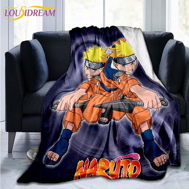 Одеяло с рисунком Наруто, пододеяльник для дивана, дорожное постельное белье, фланелевое одеяло, покрывало