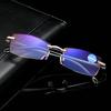 Rimless Radiation Ultralight Clear Glasses Anti-Blu-Ray Lens Reading Readers Presbyopia Handmade