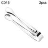 2 шт. щипцы для кофе и сахара из нержавеющей стали, зажим для барбекю, кухонный инструмент
