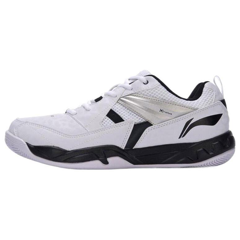 Li Ning Koba Удобные Низкие Бадминтонные Кроссовки Мужские Белые AYTM079-1