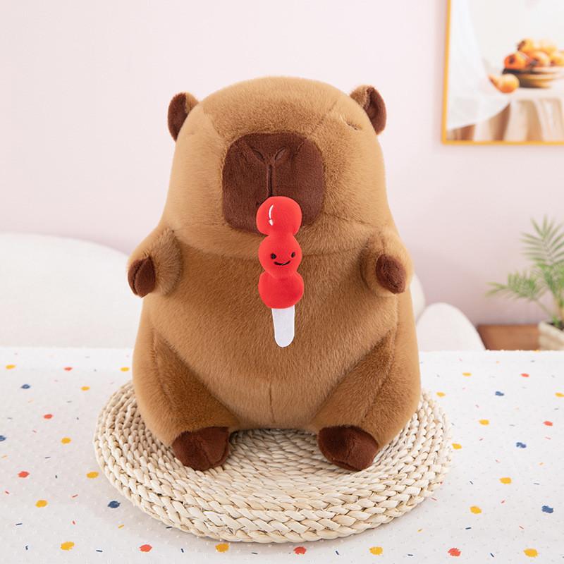 Nosepicking Cartoon Capybara Plush Doll Figure Candy Toy Room Decor Girl Gift