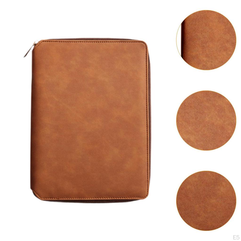 Блокнот формата А5 на молнии с 6 кольцами, папка для подарков на день рождения, журнал для встреч и путешествий