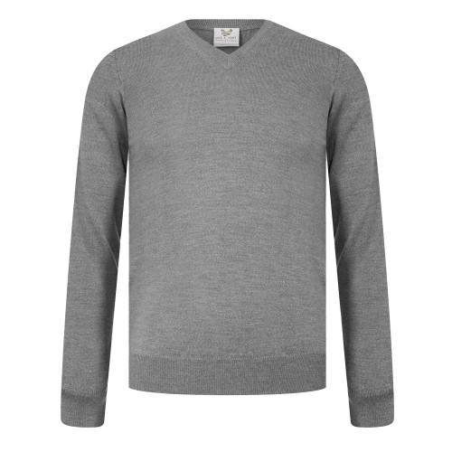 Lyle & Scott Mens Merrick Knitted V Neck Pullover