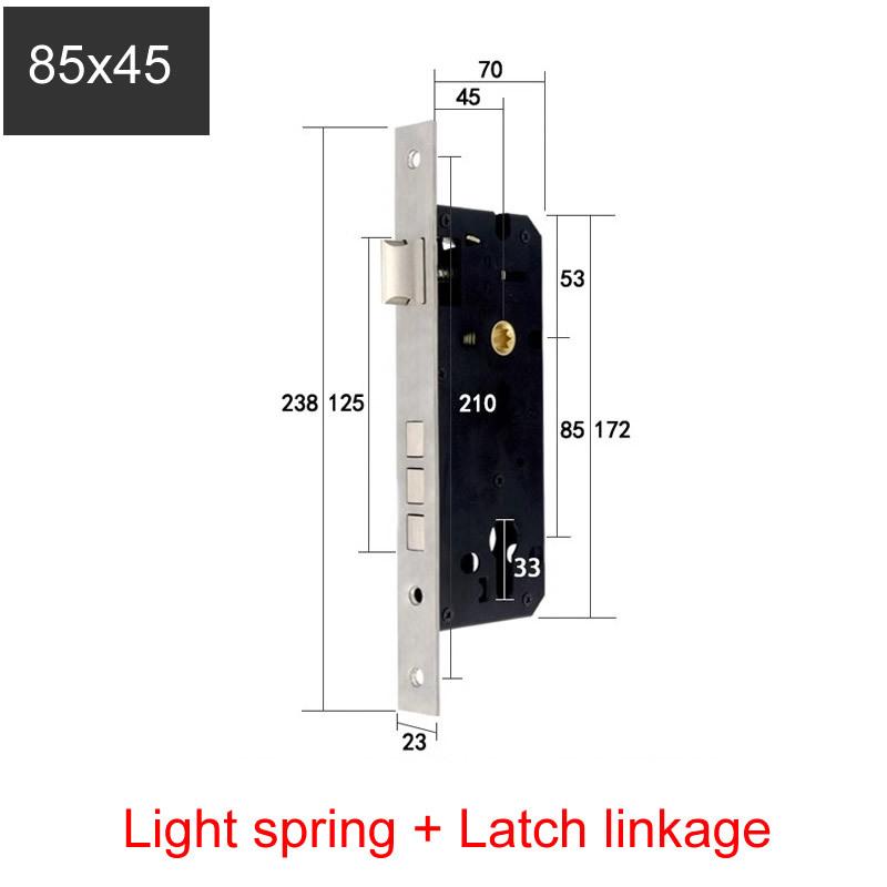 8540 lock body, indoor wooden door lock accessories  8545 bearing 8550 mute  8560 lock body  for 32mm cylinder