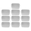 10PCS Cupboard Box Mini Organizer Bin PP Side Handle Rounded Edge Modern Versatile Storage Baskets