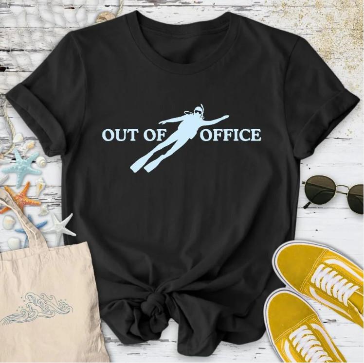 Out Of Office Diving T Shirt