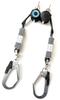 Polymer Gear Polymer Reel and Right for Full Body Safety Harness New Continuous with Rotating Hook Connection 1600mm Lanyard (Left Set) Lanyards,