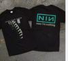 Двусторонняя футболка Nine Inch Nails NIN Maintenant i_m nothing