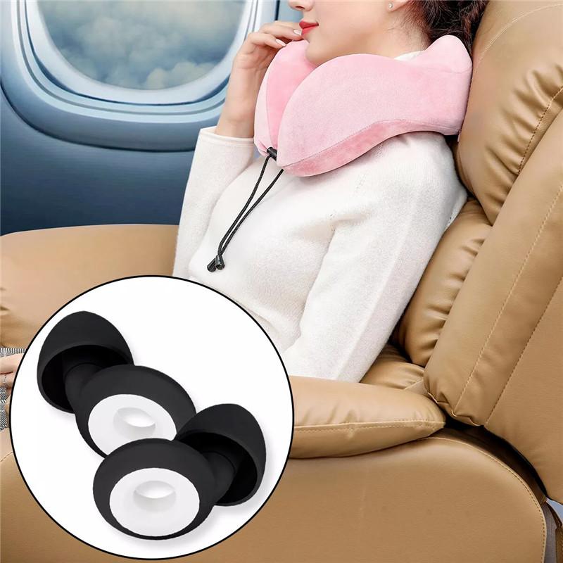 Беруши в форме петли для сна с шумоподавлением, водонепроницаемые