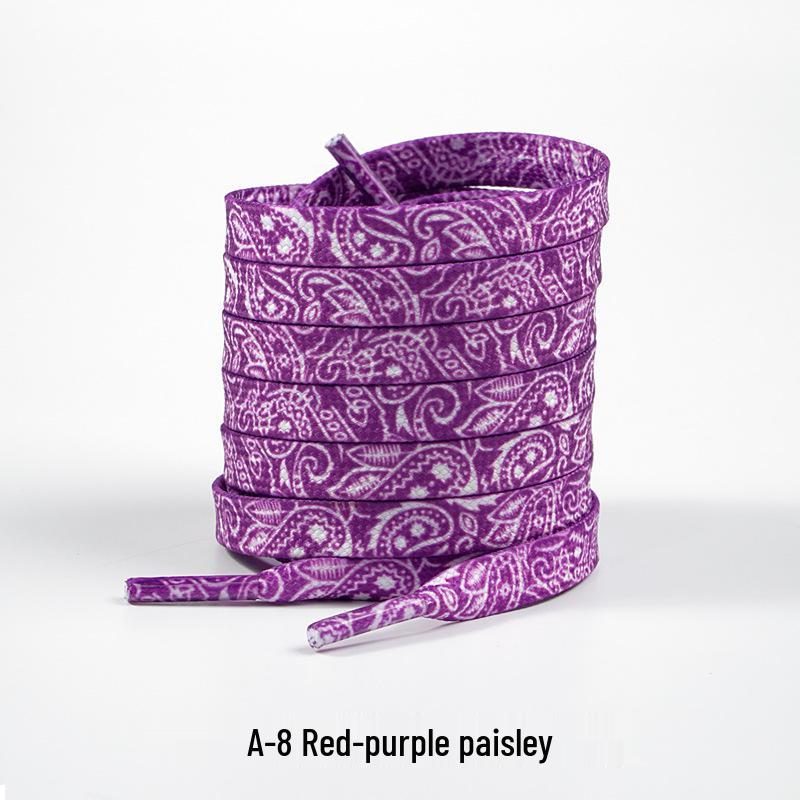 Cashew Flower Shoelaces for Air Force 1, Canvas Shoes, and Dunk Sneakers – Unisex