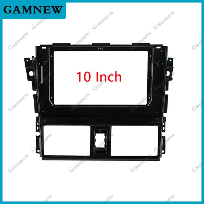 9 10 Inch Car Audio Radio Plate Fascia Frame For Toyota Yaris Vios 2013-2016 Big Screen 2Din DVD Player Panel Dash Mount Kit