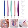 Round Square Diamonds Alloy Crystal Point Drills Electric Diamond Art Pen  Diamond Painting