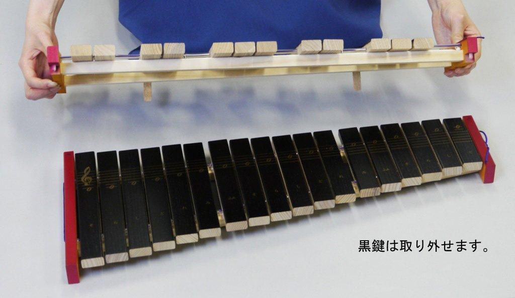 Настольный ксилофон Zenon с полутоном Сделано в Японии No.181WA