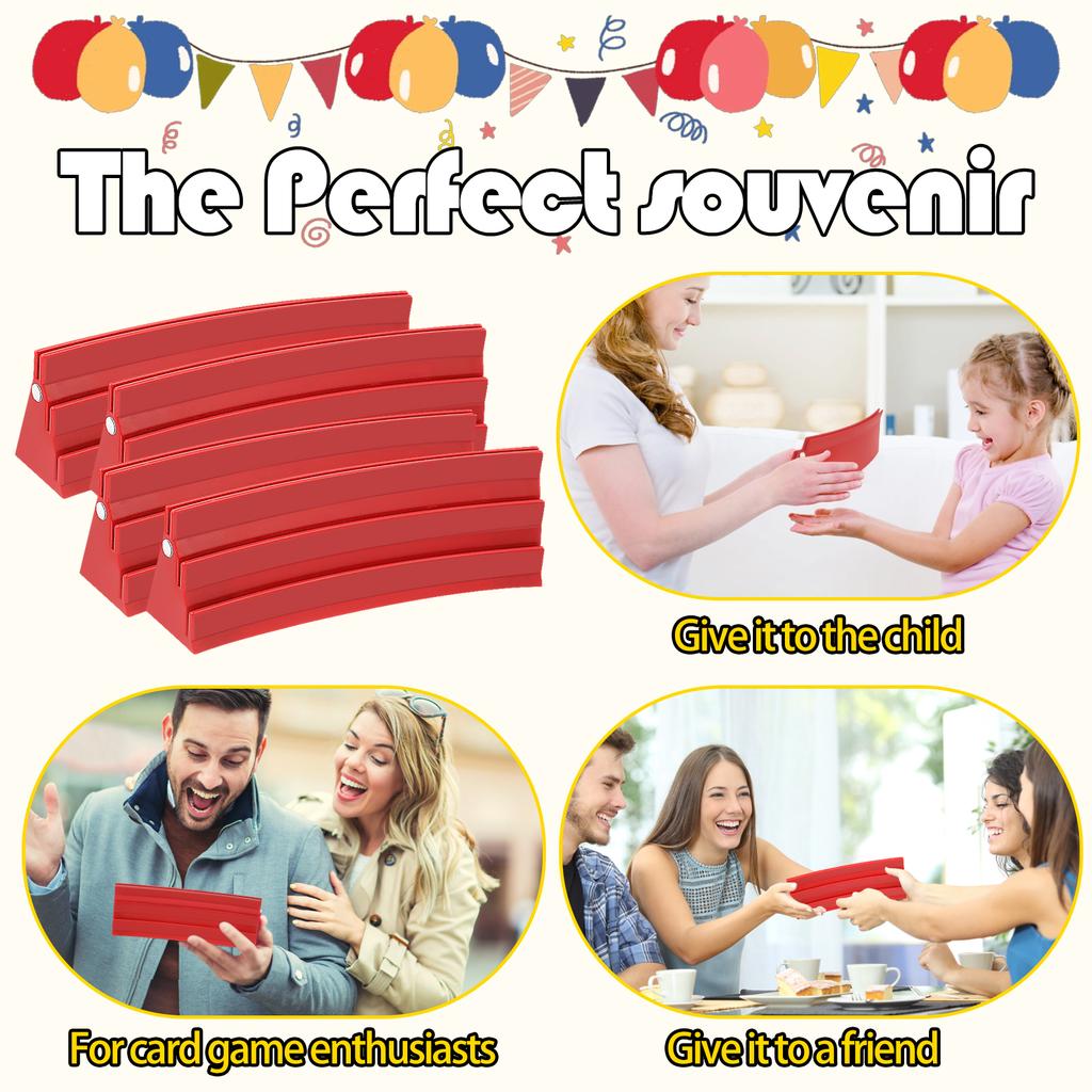 Держатели для игральных карт Экономия места Магнитное притяжение Пластиковые держатели для карт Покерный зажим Организация руки для легкой игры Настольная игра