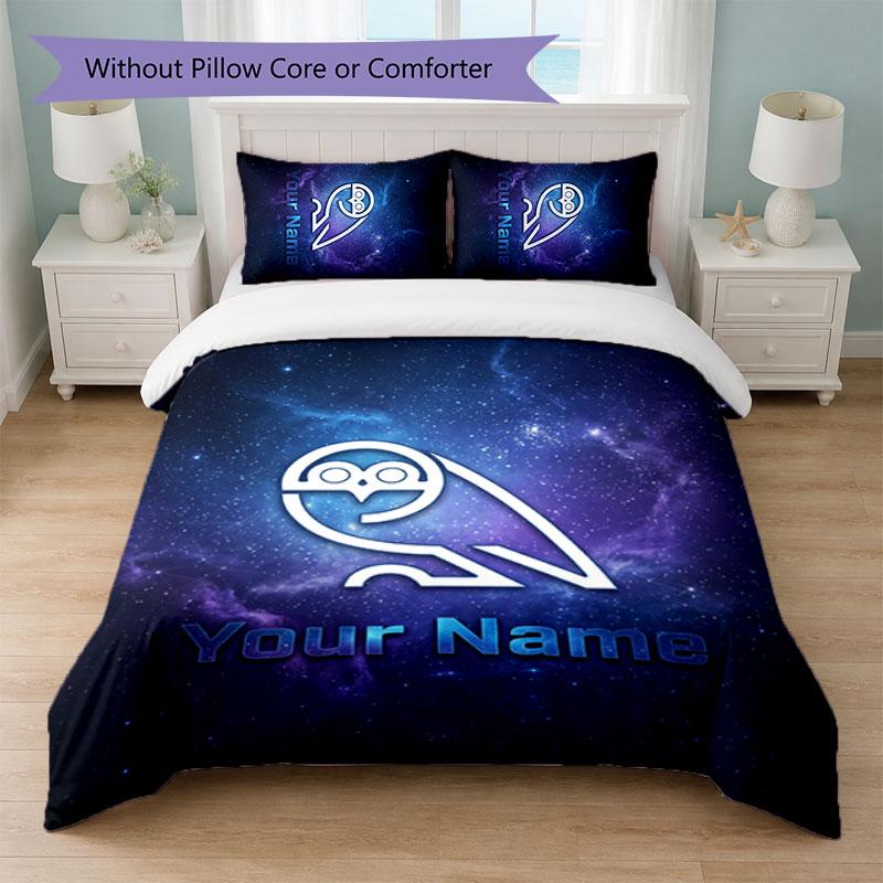 Sheffield Wednesday FC Custom Name Text Bedding Set 1 Duvet Cover+2 Pillowcases Soccer Logo Personalized Gift For Special Occasion Bedroom Decor