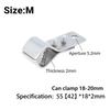 4/8Pcs Small Adjustable Curtain Pulley Clamps Heavy Duty Window Roller Shade Hinge Accessories for Home DIY Curtain Repair