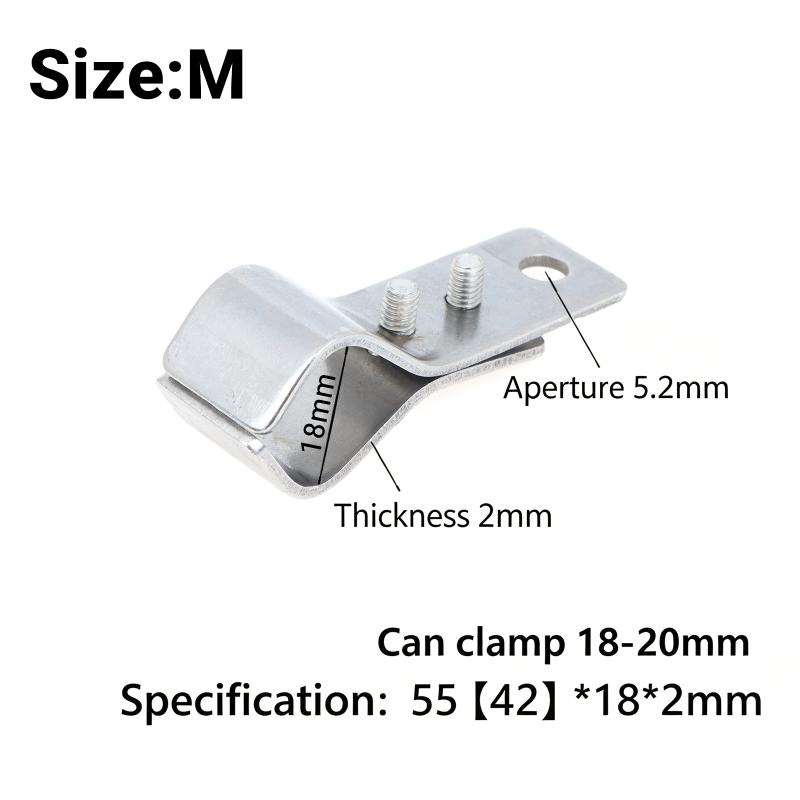 4/8Pcs Small Adjustable Curtain Pulley Clamps Heavy Duty Window Roller Shade Hinge Accessories for Home DIY Curtain Repair