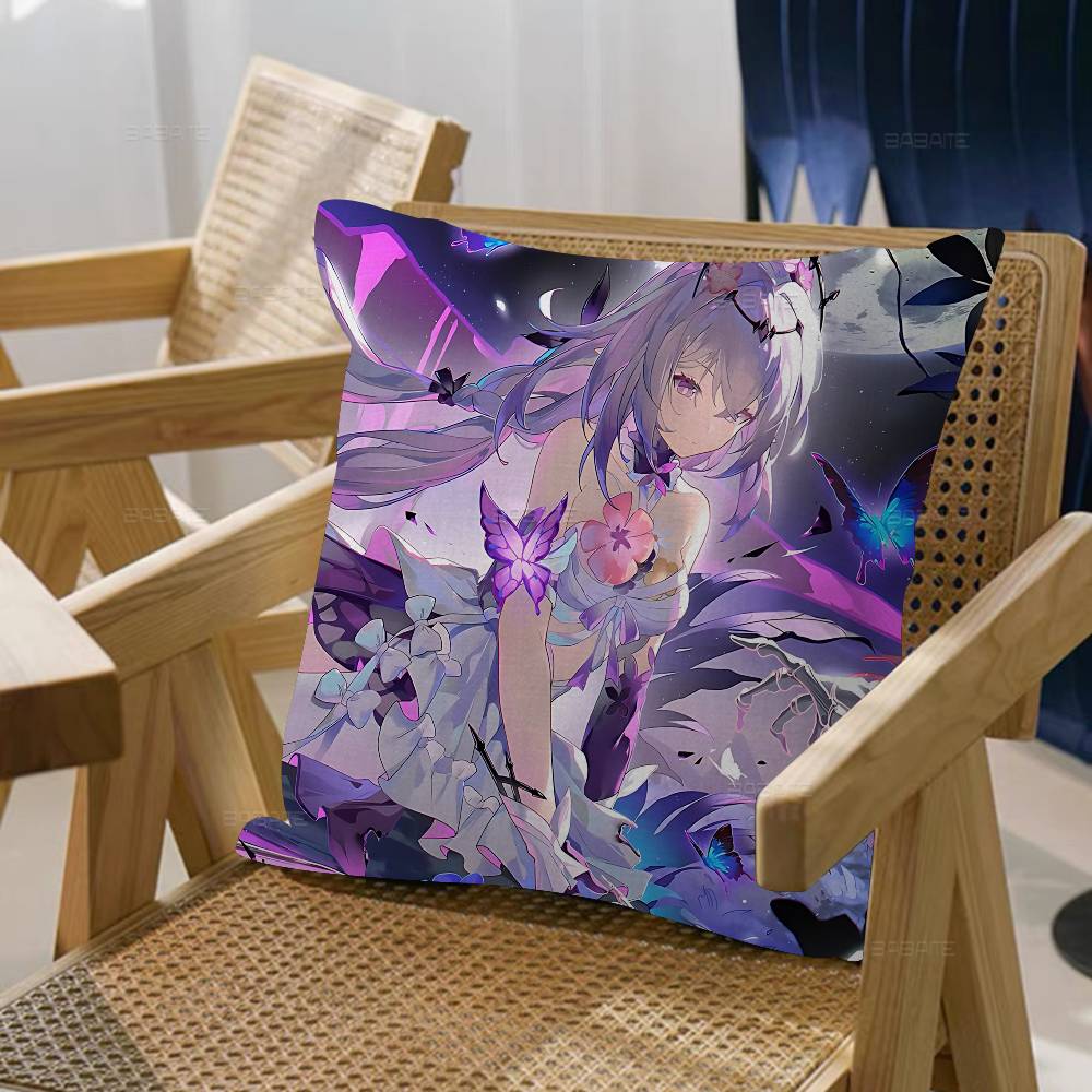 Honkai-Star Rail C-Castorice pillow cover sofa cushion cover home room decoration children gift