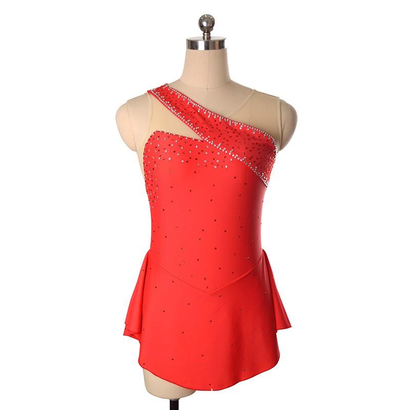 Girls Women Figure Skating Dress Performance Costume Competition Skirt 21 Colors Nylon Spandex Blend