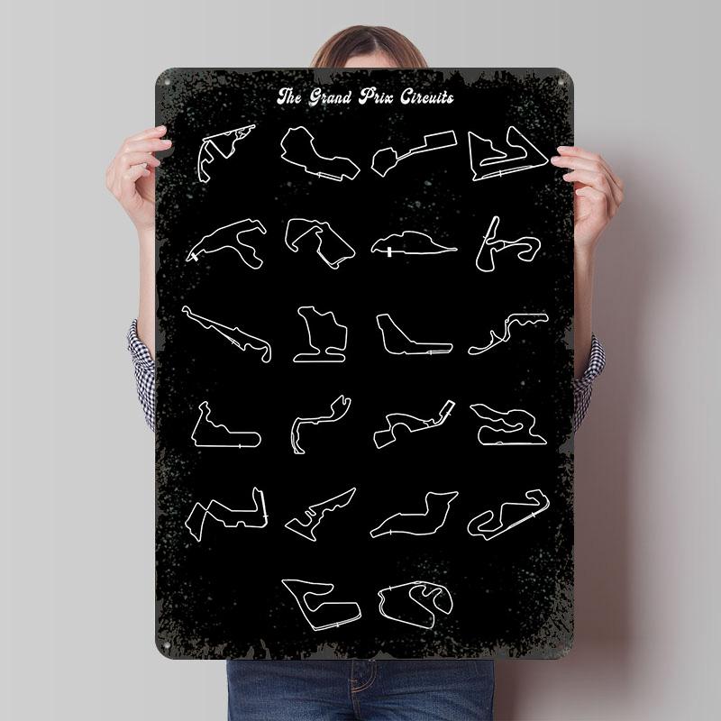 Circuit Metal Poster Customized Wall Art Retro Vintage Tinplate Signs for Room Decoration At Home Decor Items Wand Deko Man Cave
