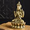 Buddha Statue Desktop Ornament Gift, Yoga Zen Decor, Resin Spiritual Meditation Decor for