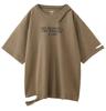 Casual Faded Distressed Brown X-girl S/S Tee, Women's,