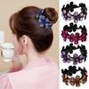Женская мода Держатель для хвоста Аксессуары для волос Головной убор Хрустальный зажим для волос Заколки Пучок Шпилька для волос