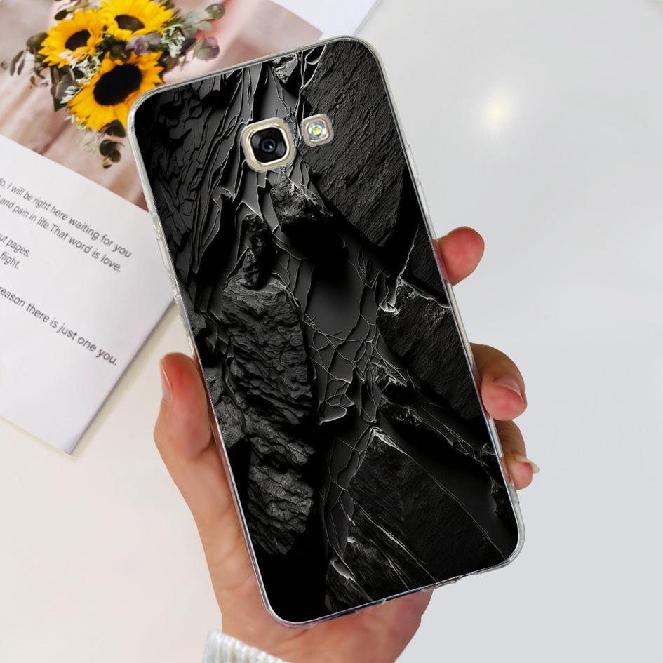 Чехол для Samsung Galaxy A5 2017 A520 A520F Популярный Цветок Прозрачный Силиконовый Мягкий Чехол Для Samsung A 5 2016 A510 A510F Бампер