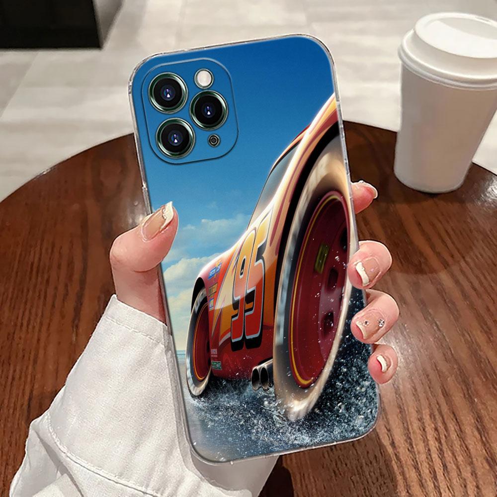 Мультяшный чехол для телефона 95 Молния МакКуин Тачки Для iPhone 17 Pro Max 17E 11 12 13 14 15 16 Pro Max Plus 17 Air 16E 7 XS Мягкий чехол