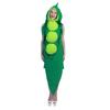 Mrcos Green Pea/Edamame Soybean Cosplay Vegetable Costume Kigurumi Pea Costume Food Costume Funny Adult Unisex Halloween Christmas
