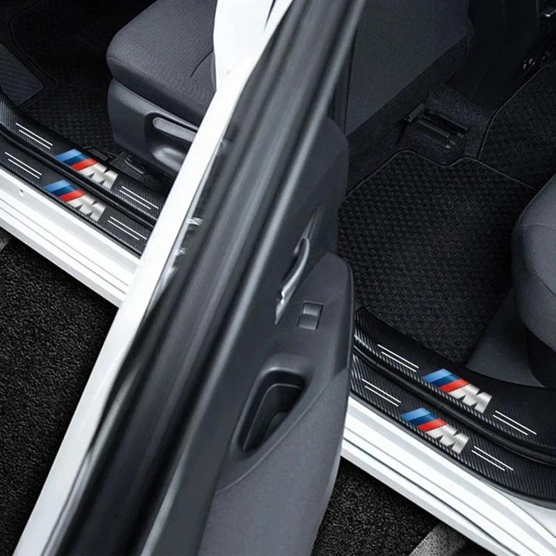 2025 Наклейка на порог салона автомобиля Полоска на порог двери Для BMW M G01 X2 X3 X4 X5 X6 X7 F30 F10 F48 F39 G42 G26 F01 F02 E90 E93