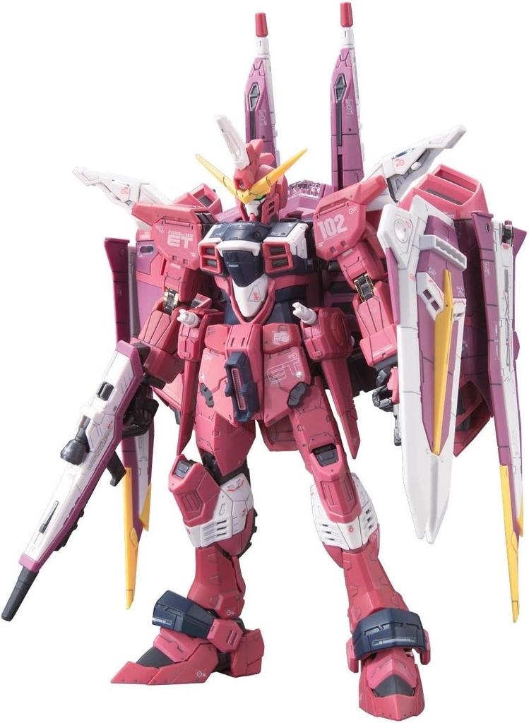 BANDAI SPIRITS RG Mobile Suit Gundam SEED Justice Gundam Scale Plastic Model 1/144 Pre-Colored