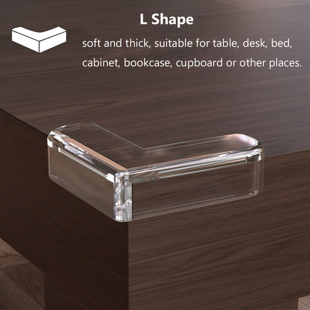 Silicon Safety Desk Edge Protection Anticollision Strip Corner Guards Table Corner Protector