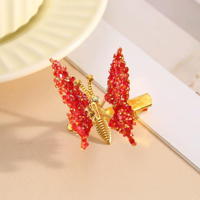 Заколка для волос «Крылья бабочки» для девочек - Новый корейский стиль, аксессуар для простых причесок