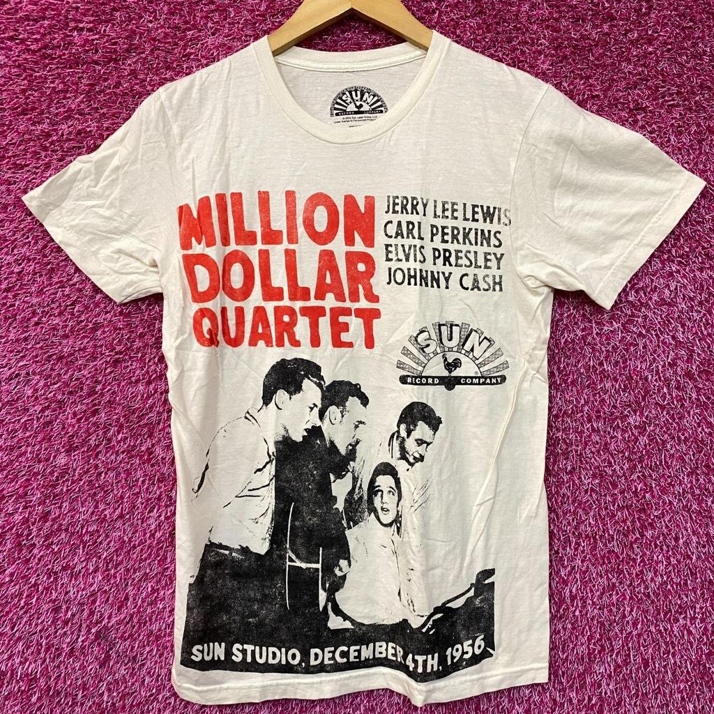 Sun Records Компания Квартет Миллиона Долларов 100% Хлопок Футболка Мужские Футболки Топ
