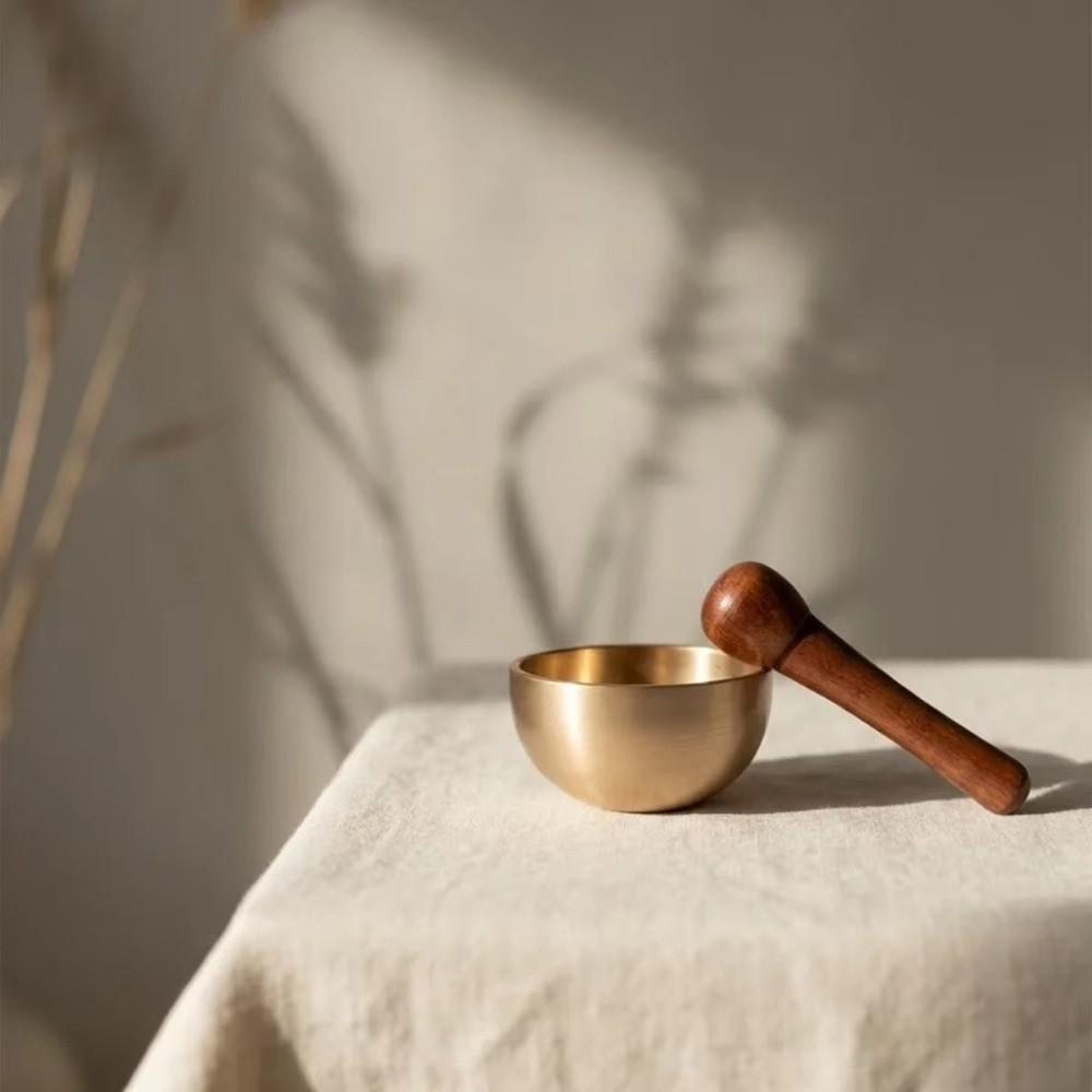 Hand Therapy Design Meditation Sound Bowl Copper Copper Chant Bowl Mini Mini Brass Chant Bowl