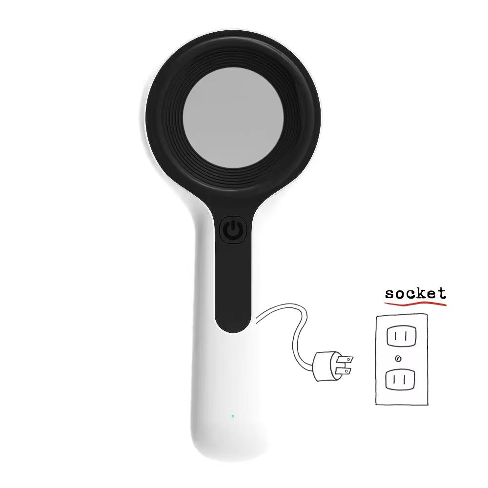 Лампа Вуда Ультрафиолетовый УФ Инструмент для Анализа Кожи Персональный Уход за Красотой Уход за Кожей Увеличительный Анализатор для Ежедневного Использования в Красоте