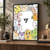 SEVENTEEN Diamond Painting Kit 5D Full Drill DIY Diamond Mosaic Wall Art Home Decor