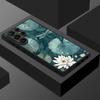 Магнитный чехол для телефона с цветочным узором для Samsung Galaxy S26 S23 S24 Ultra S25 FE S22 Plus S25 Edge Для Magsafe Матовый Жесткий ПК Чехол