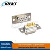 Позолоченный разъем COM-порта RS232 DB9, пайка, штыревой/гнездовой, белый клей, 2U штырь/отверстие