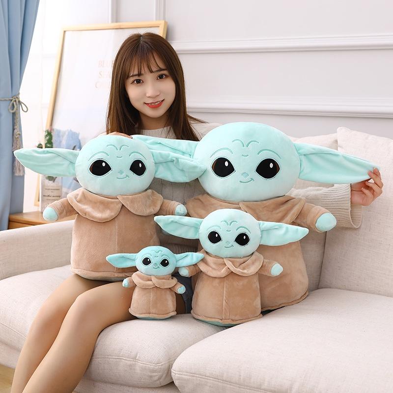 Baby Yoda Plush Toy Soft And Crystal Velvety Dragon Animal Figure 18cm 48cm Ideal For Ages 7-14