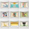 Cute Children Pillowcase Cartoon Animal Pattern Decorative Home Bedroom Living Room Pillowcase Sofa Cushion Cover