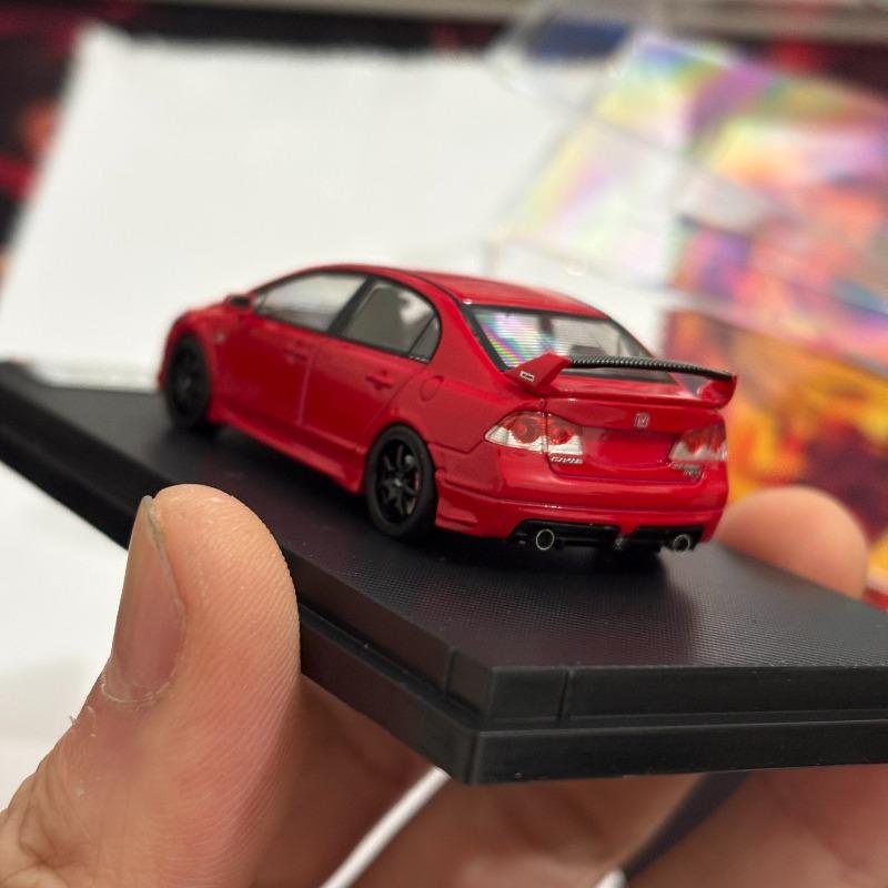 Micro Turbo MT 1/64 CIVIC FD2 Mugen RR Классический Красный Сплав Моторный Транспорт Diecast Модели Автомобильные Игрушки Коллекция Подарки для Мальчиков