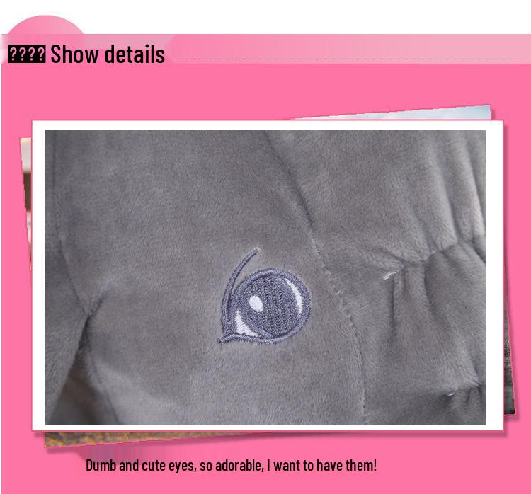 Очаровательная плюшевая подушка-слон - Детская игрушка для сна и подарок