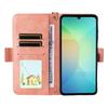 For Samsung Galaxy A07 4G Leather Case Magnetic Closure Wallet Stand Phone Cover with Crossbody Strap