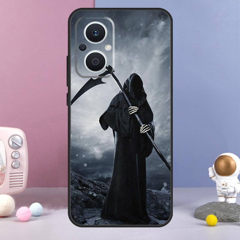Death Grim Reaper Skull Funda For OPPO Reno 8 Lite 11F 12F 13F 14F 10 11 12 13 14 Pro OPPO Find X9 X5 X6 X8 Pro Case