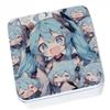 Креативные Периферийные Квадратные Маленькие Железные Коробочки Hatsune Miku Коробка для Хранения Милая Мультяшная Девочка Резинка Портативная Мини-Коробка для Хранения Подарок