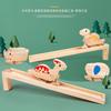 Children'S Early Education Wooden Dinosaur Downhill Animal Downhill Inertia Building Block To Cultivate Children'S Interest Educational Toys